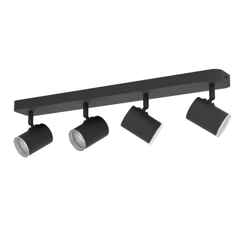 Goedkoop EGLO Consuma 1 Opbouwspot - GU10 - 58 cm - Zwart