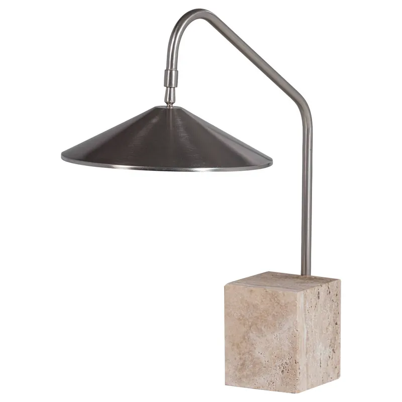 Direct Verzonden WOOOD Korn tafellamp metaal chrome