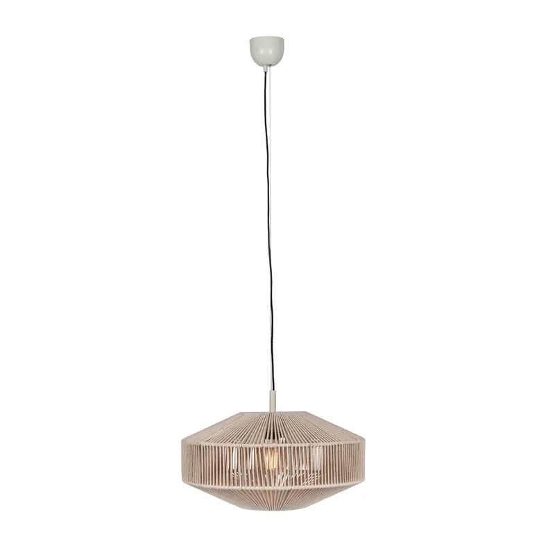 TRIO SVEA - Hanglamp - Crèmewit - excl. 1x E27 4 W Direct Beschikbaar