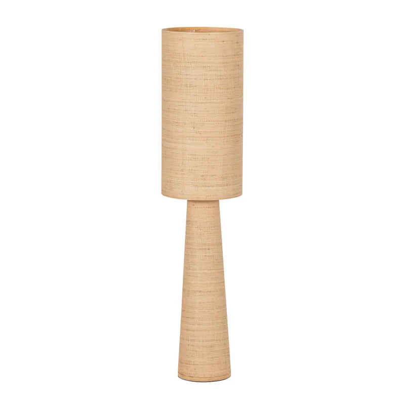 Gereduceerde Prijs WOOOD Syro vloerlamp raffia naturel (130xø30 cm)