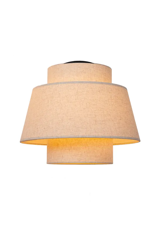 Lucide TRIBUTE - Plafonnière - Ø 40 cm - 1xE27 - Beige Bestseller