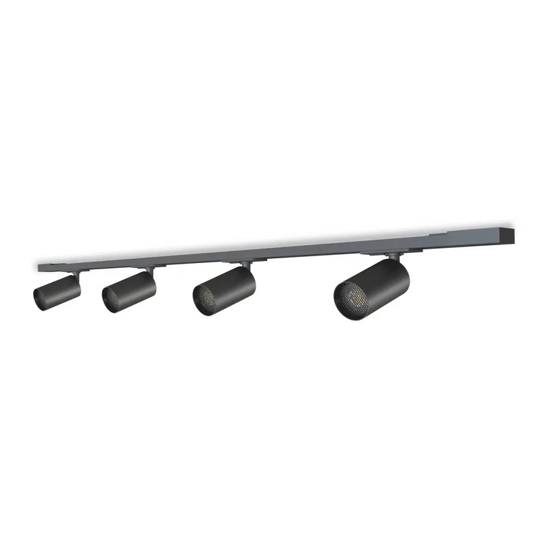 Koop Vandaag Calex tracklight 2M 4 spots 220-240V Zwart