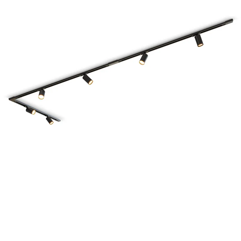 Lage Kosten Calex tracklight 3M 6 spots 220-240V Zwart