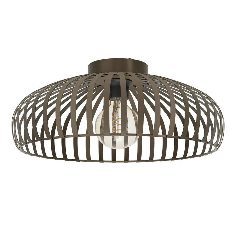 Koopje EGLO Mogano 3 Plafondlamp - E27 - Ø 43 cm - Brons - Staal