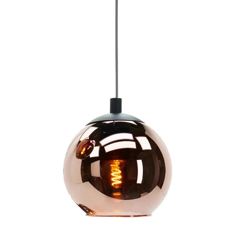 EGLO Centara Hanglamp - E27 - Ø 19.5 cm - Koperglas Nu Kopen