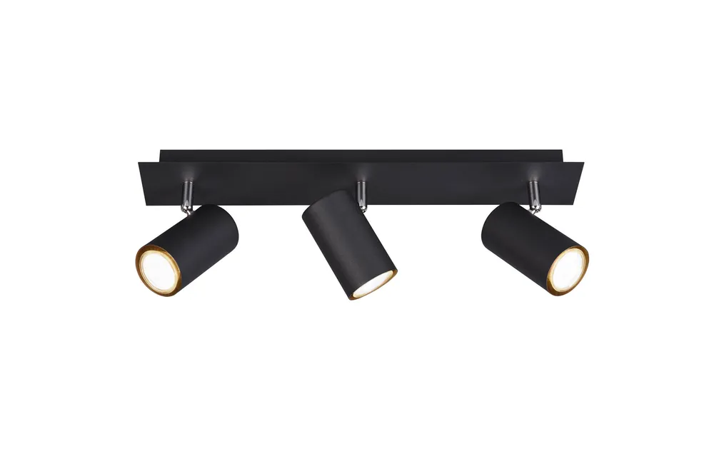 Express Levering TRIO MARLEY - Spot - Zwart mat - excl. 3x GU10 3 W