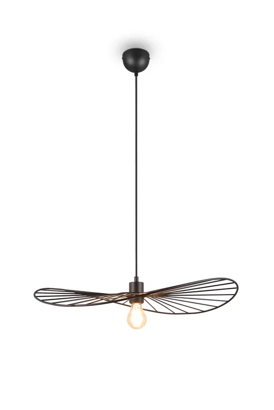 Speciale Aanbieding REALITY CHAPEAU - Hanglamp - Zwart mat - excl. 1x E27 7 W