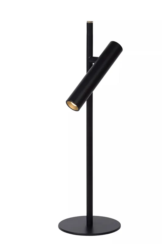 Premium Lucide PHILON - Tafellamp - Ø 13 cm - LED Dimb. - 1x4,5W 3000K - Zwart