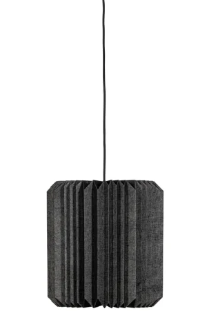 WOOOD Hanglamp Bones - Papier - Naturel/Zwart - 40x44x44 Laatste Kans