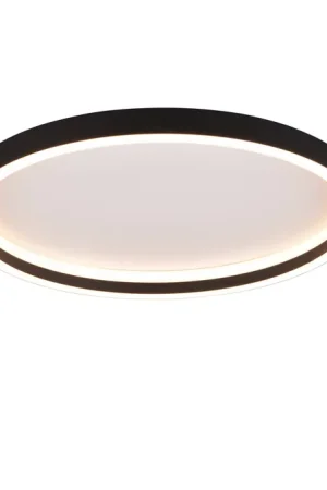Finale Uitverkoop REALITY ROTONDA - Plafondlamp - Zwart mat - incl. 1x SMD 20 W