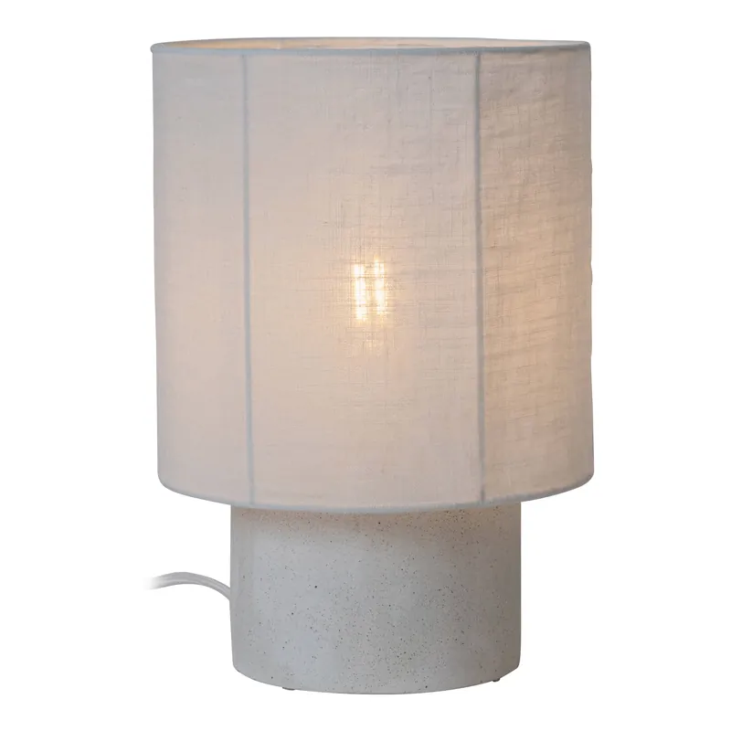 Beperkt Aanbod Lucide TISSAJA - Tafellamp - Ø 20 cm - 1xE14 - Wit Essential