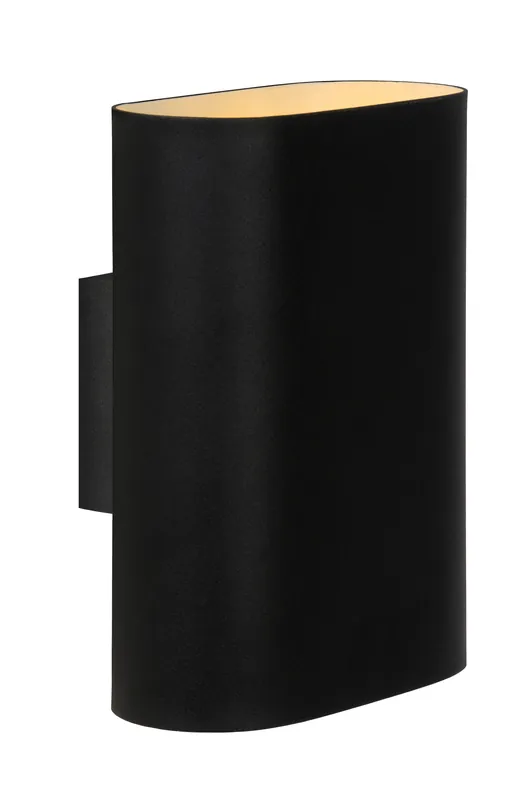 Nieuw Lucide OVALIS - Wandlamp - 2xE14 - Zwart