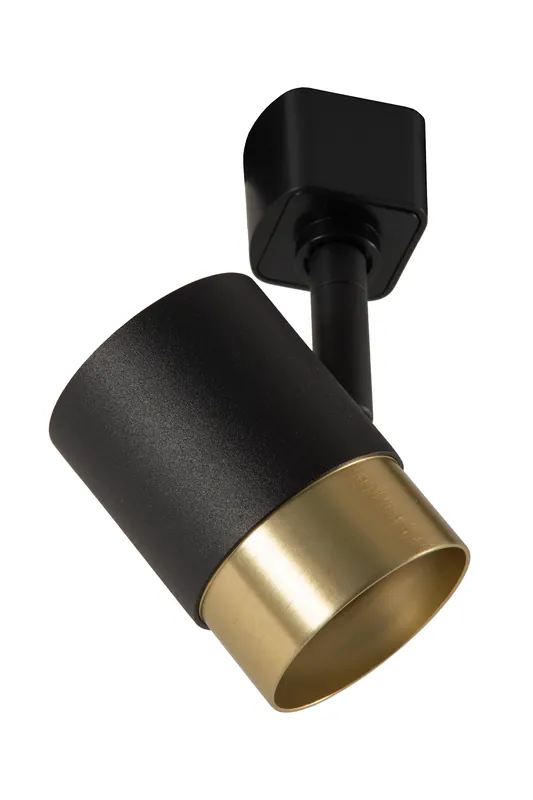 Lucide TRACK FLORIS Railspot - 1-fase Railsysteem / Railverlichting - 1xGU10 - Zwart (Uitbreiding) Bestseller