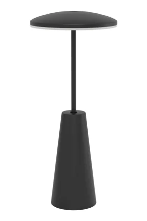 Beperkt Aanbod EGLO Piccola Tafellamp - Aanraakdimmer - Draadloos - 28 cm - Zwart - Instelbaar wit licht - Oplaadbaar - Buiten en Binnen