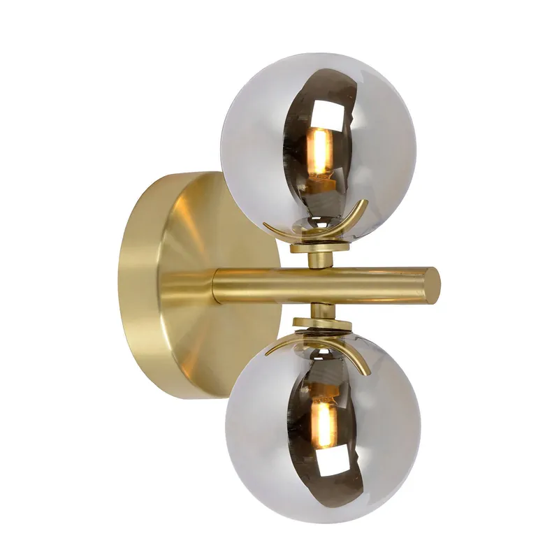 Lucide TYCHO - Wandlamp - 2xG9 - Mat Goud / Messing Laatste Kans