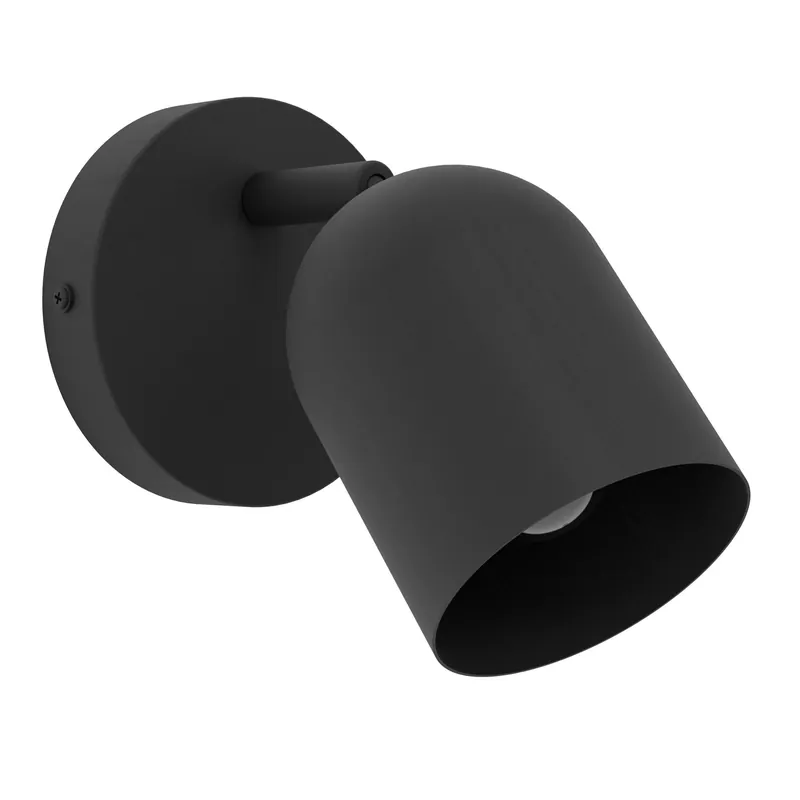 Lage Kosten EGLO Tilston Spot - E14 - 12 cm - Zwart - Kantelbaar
