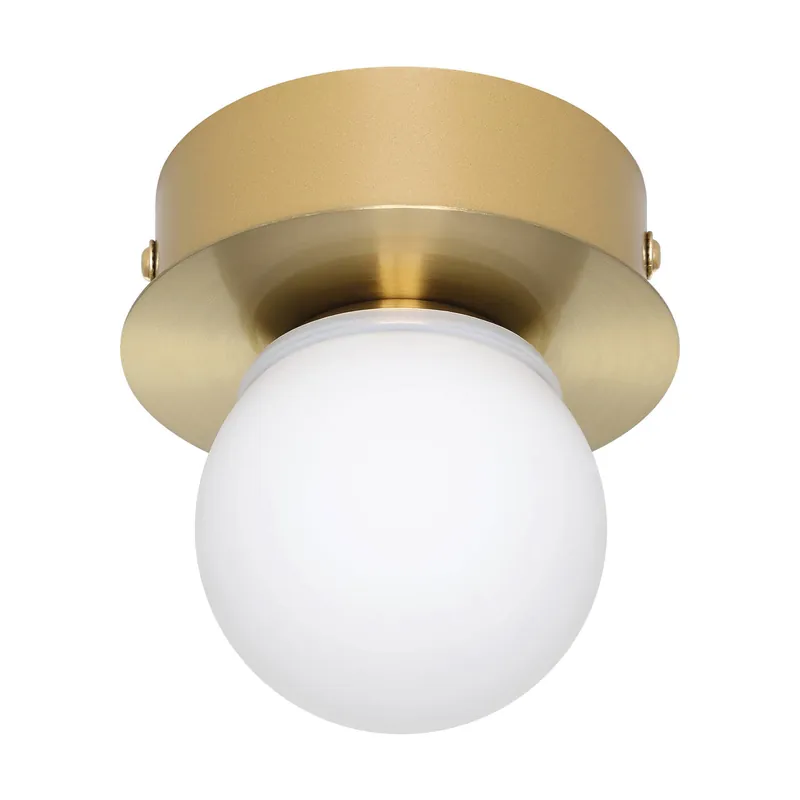 EGLO Mosiano Wandlamp - Plafondlamp - Spiegellamp - Badkamer - LED - Ø 11 cm - Goud Wit Flitsaanbieding