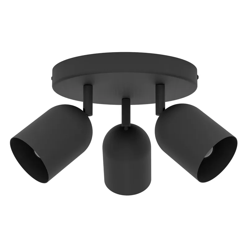 EGLO Tilston Spot - E14 - Ø 25 cm - Zwart - Kantelbaar Gereduceerde Prijs