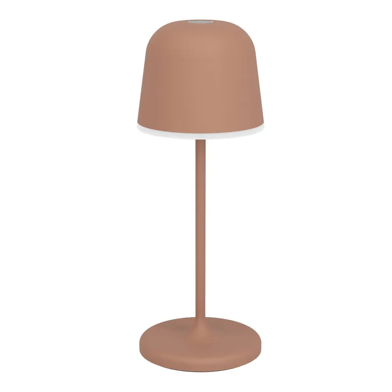 EGLO Mannera-S Tafellamp - Priklamp - Draadloos - 20 cm - Rood/Wit - Oplaadbaar - Dimbaar - Binnen en Buiten Gecertificeerd