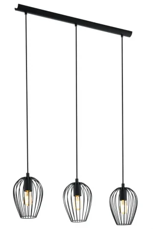 Aanbieding EGLO Newtown Hanglamp - E27 - 70 cm - Zwart