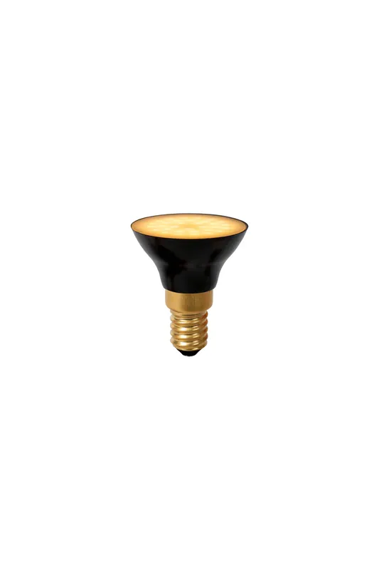 Op = Op Lucide G45 - Led lamp - Ø4,3 cm - LED Dimb. - E14 - 1x5W 2700K - 3 StepDim - Zwart