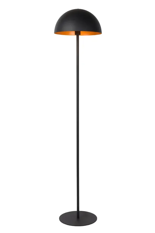 Lucide stalen vloerlamp E27 35x35 cm - zwart Op = Op