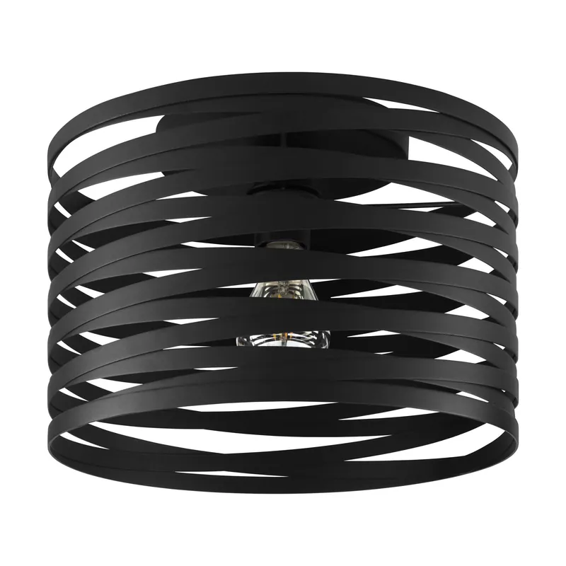 EGLO Cremella Plafondlamp - E27 - Ø 37 cm - Zwart Rechtstreeks Van De Fabrikant