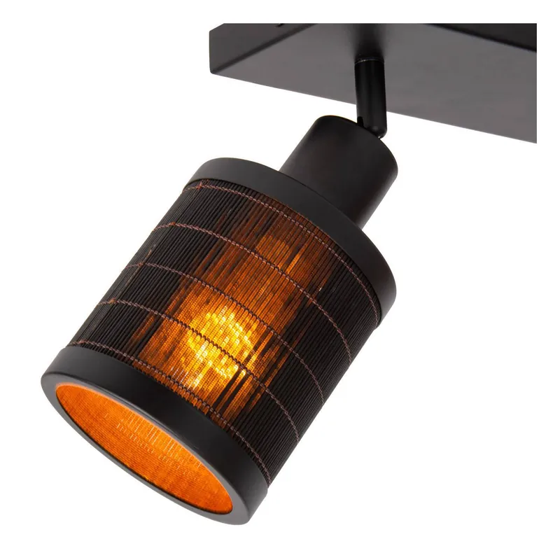 Dagaanbieding Lucide TAGALOG - Plafondspot - 2xE27 - Zwart
