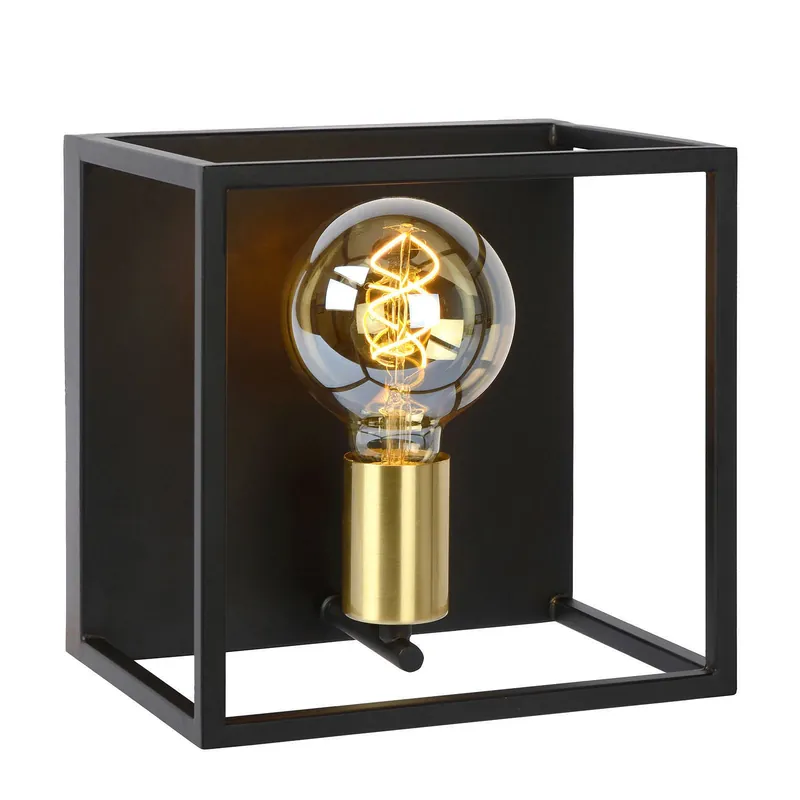 Premium Lucide RUBEN - Wandlamp - 1xE27 - Zwart