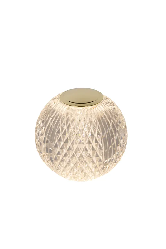 Lucide CINTRA - Oplaadbare Tafellamp - Accu/Batterij - Ø 9 cm - LED Dimb. - 1x1 Must-Have