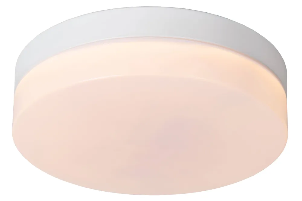 Hete Deal Lucide BISKIT - Plafonnière Badkamer - Ø 23 cm - LED - 1x12W 2700K - IP44 - Bew