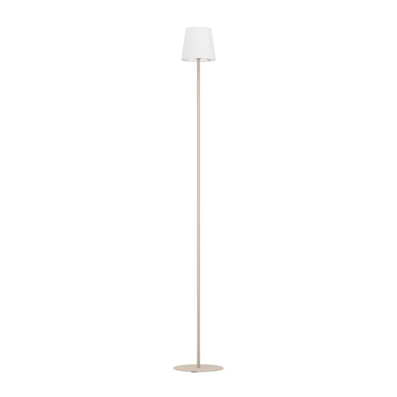 EGLO Fiorana Vloerlamp - E14 - Hoogte 140,5 cm - Zandkleur Wit Op = Op