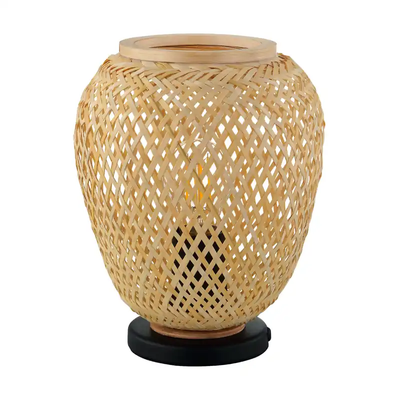 EGLO Dembleby Tafellamp - E27 - 25 cm - Zwart Natuur Favoriet