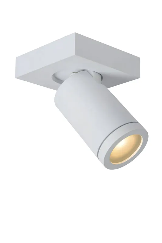 Lucide TAYLOR - Plafondspot Badkamer - LED Dim to warm - GU10 - 1x5W 2200K/3000K - IP44 - Wit Superprijs