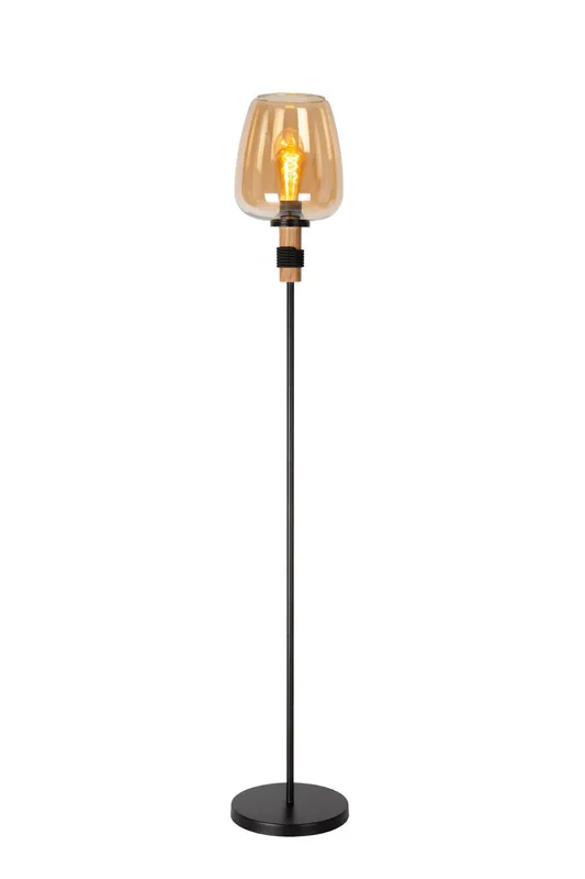 Beperkt Aanbod Lucide ILONA - Vloerlamp - Ø34 cm - 1xE27 - Amber