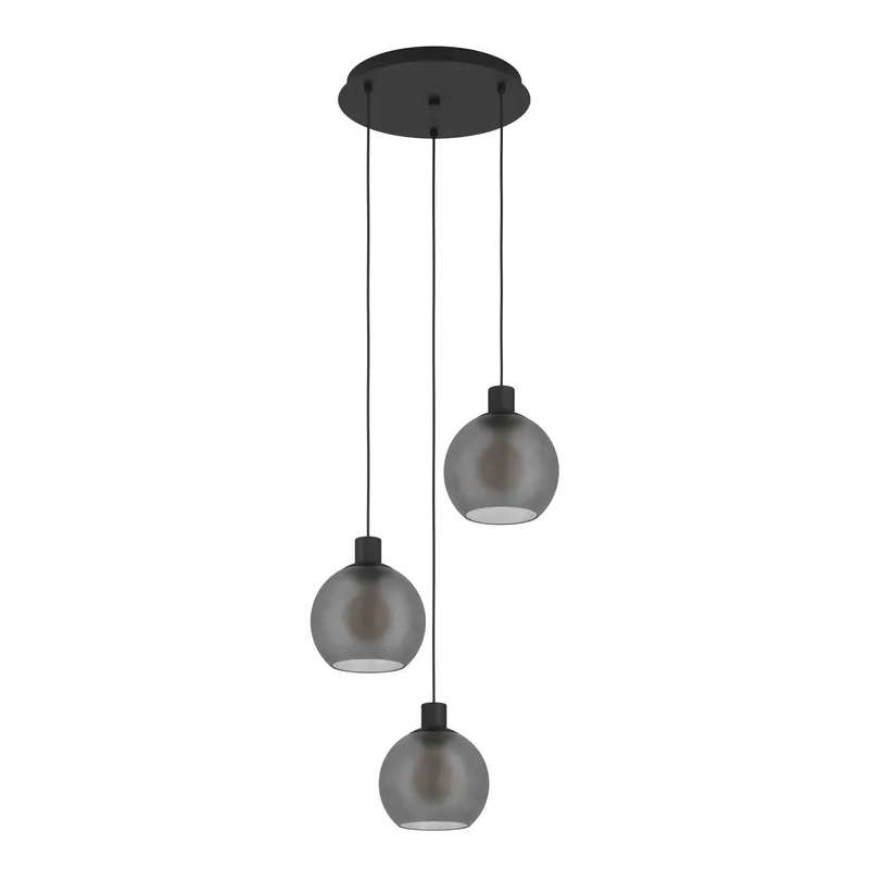 EGLO Cesenatico 1 hanglamp - E27 - Zwart;Grijs Bestseller