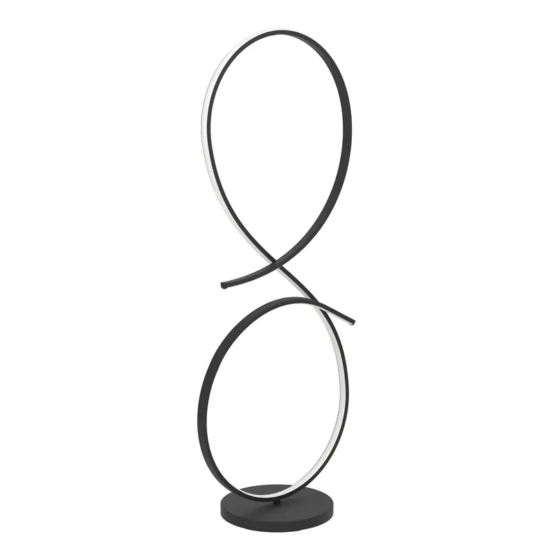 Fabrieksprijs EGLO Serpins Vloerlamp - LED - 107 cm - Zwart Wit