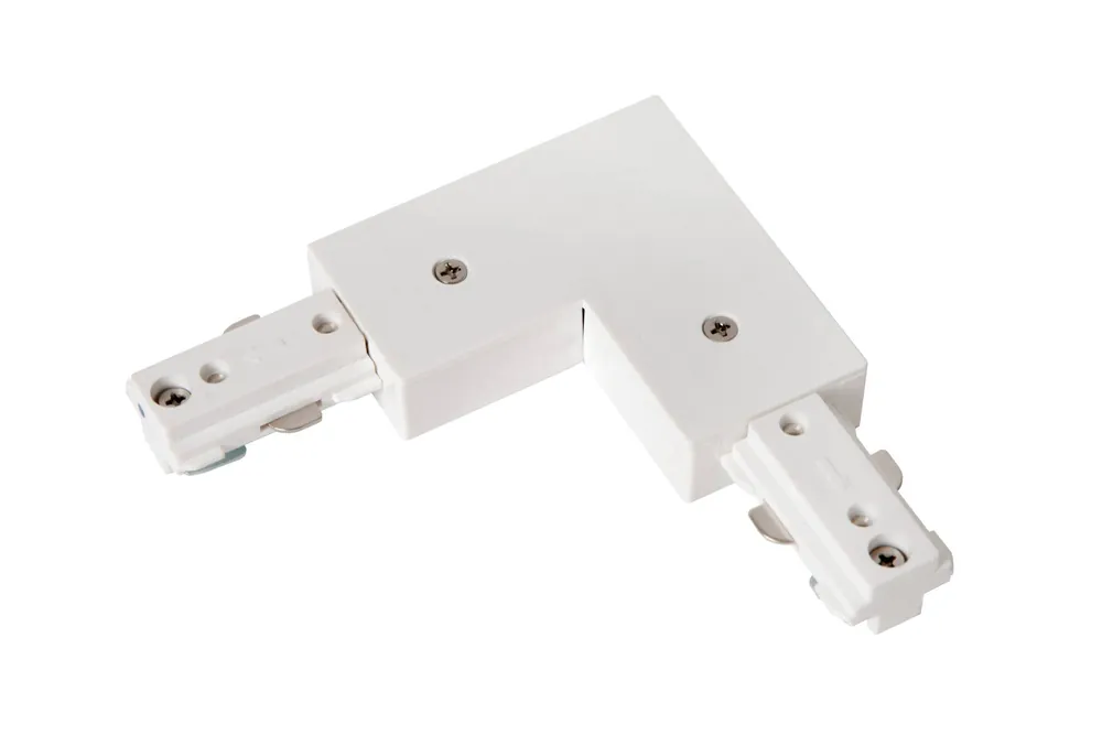 Lucide TRACK L-koppelstuk - 1-fase Railsysteem / Railverlichting - Links -Wit (Uitbreiding) Seizoensaanbieding