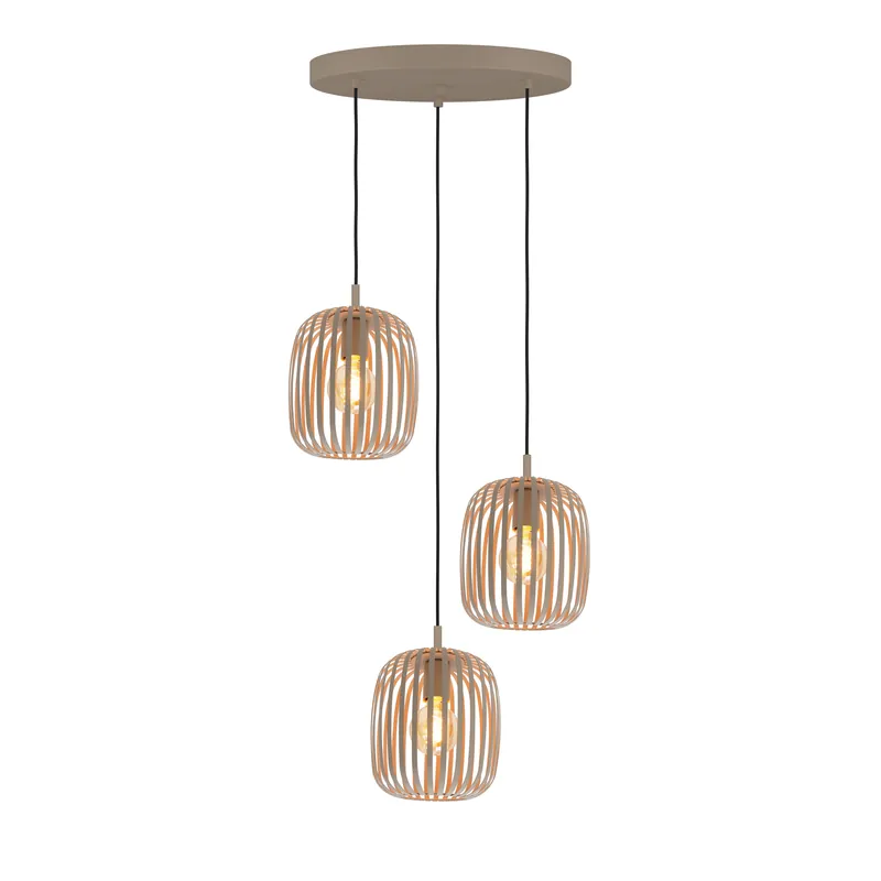 Koopje EGLO Romazzina Hanglamp - E27 - Ø 46 cm - Zand