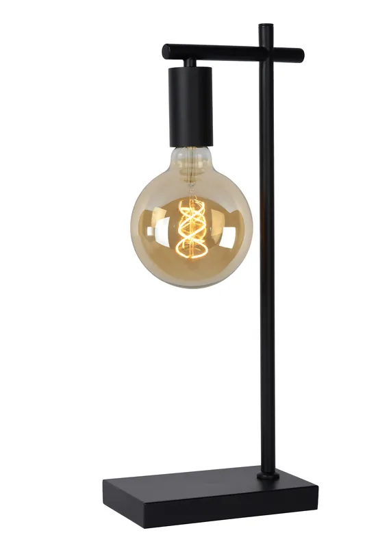 Lucide LEANNE - Tafellamp - 1xE27 - Zwart Aanbieding