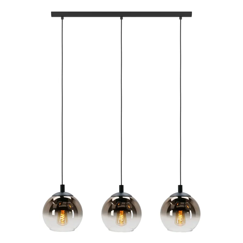 Laatste Kans EGLO Ariscani 1 Hanglamp - E27 - 76,5 cm - Koperglas - Zwart