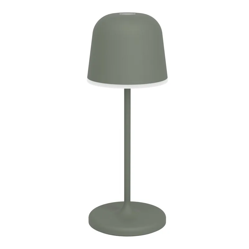 Fabrieksprijs EGLO Mannera-S Tafellamp - Priklamp - Draadloos - 20 cm - Groen/Wit - Oplaadbaar - Dimbaar - Binnen en Buiten