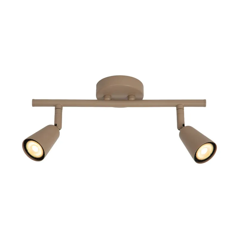Exclusieve Aanbieding Lucide dimbare wandlamp GU10 36x17,5 cm - taupe
