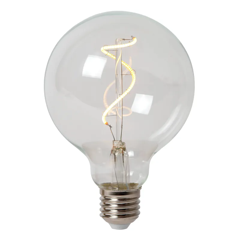 Lucide BULB LOW VOLTAGE - Filament lamp - Ø 9,5 cm - LED Dimb. - E27 - 1x1,5W 2700K - Transparant Favoriet