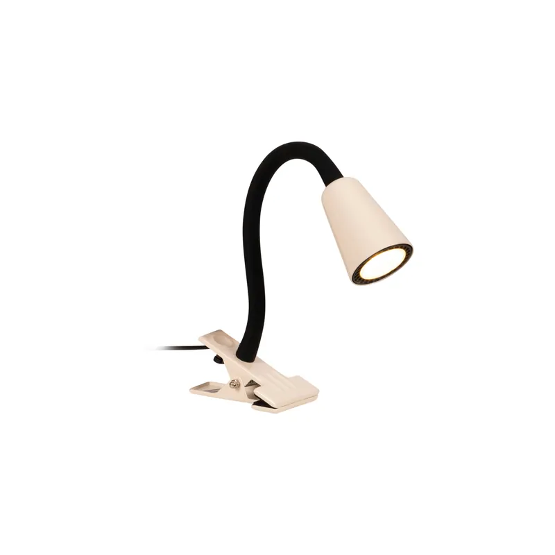Beste Prijs Lucide JASPER - Bureaulamp - 1xGU10 - Beige Essential