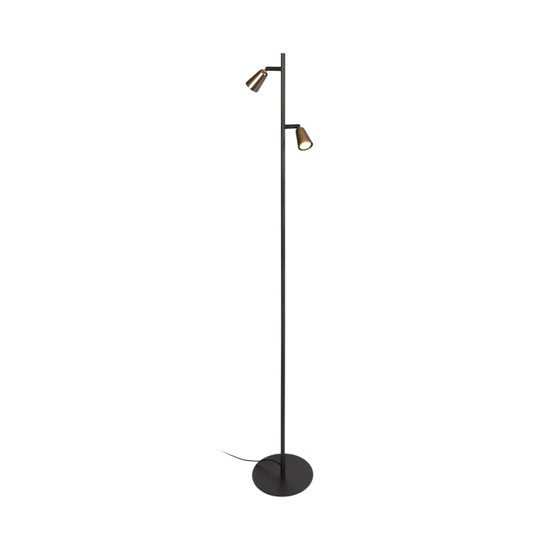 Lucide TIANA - Vloerlamp - 2xGU10 - Champagne Essential Gecertificeerd