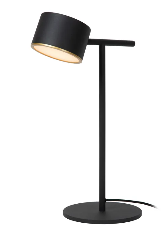 Shop Nu Lucide GIAN - Tafellamp - LED Dimb. - 1x9W 2700K - Zwart