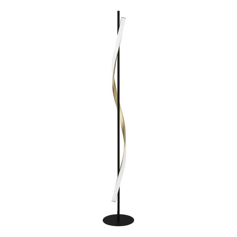 Seizoensaanbieding EGLO EGLO Conaprato Staande lamp - LED - Zwart, Goud, Wit
