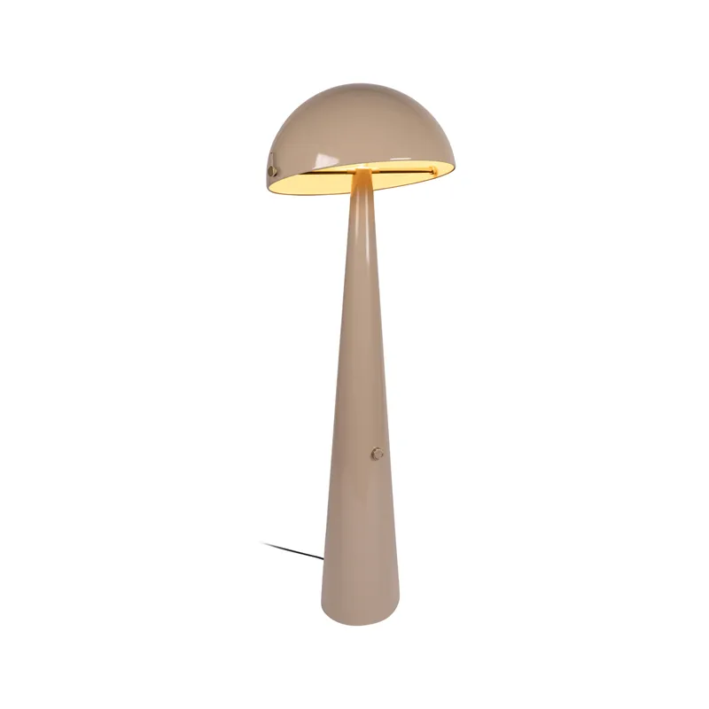 Lucide BARONE - Vloerlamp - Ø 52,6 cm - 1xE27 - Taupe Vibes Flitsaanbieding