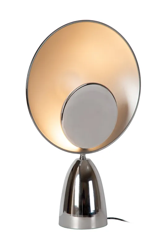 Lucide CASTAMAR - Tafellamp - Ø 25,5 cm - LED - 1x8W 2100K - Chroom Direct Beschikbaar